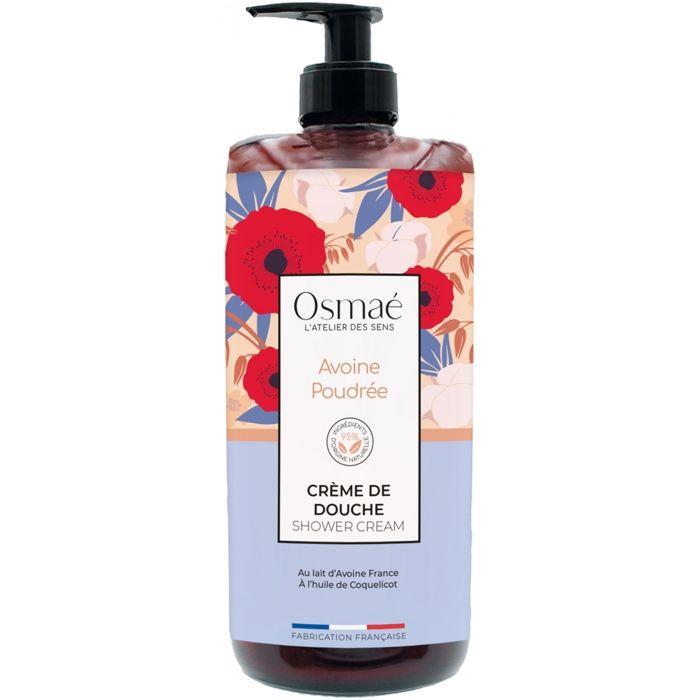 Osmae Gel Douche Avoine Poudrée Flacon Pompe 1 l