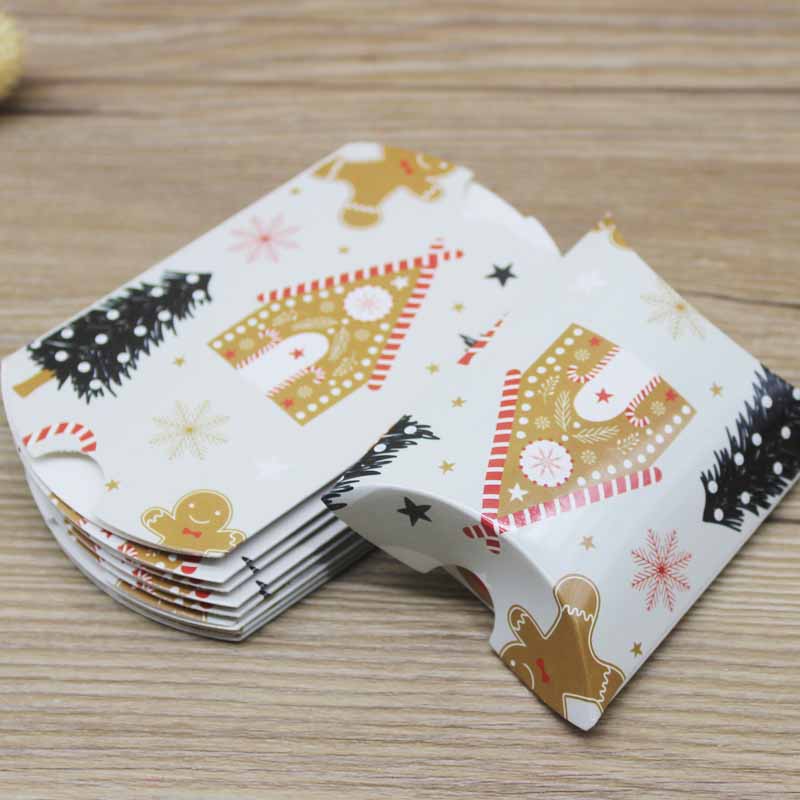 10pc9x7x2.5cm kraft Paper Box Pillow Shape Candy Box Wedding Favor Gift Boxes For Home Baby Shower Kids Birthday Party Supplies