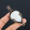 Rainbow Moonstone Pendant Gemstone Jewelry, 999 Copper Wire Wrapped Pendant, Handmade Beautiful Jewelry Pendant
