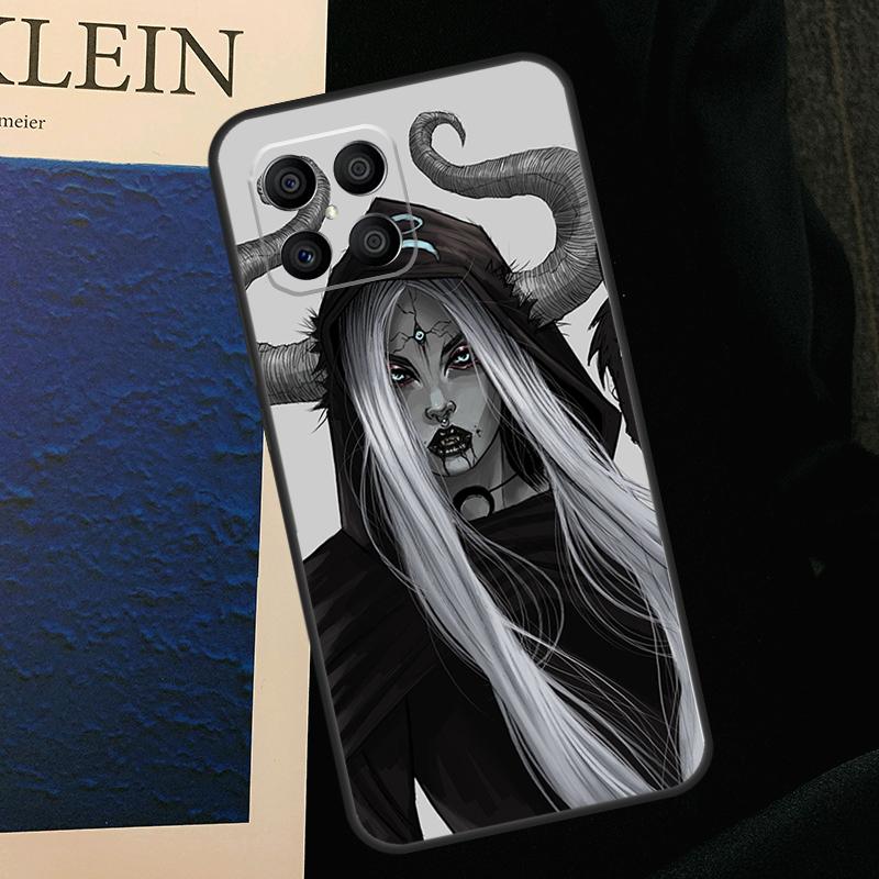 Aesthetic Devil Woman Bad Girl Case For Honor 50 70 90 Lite X9b X9a X8b X8a X8 X9 X9c Honor 200 Pro Magic 7 5 6 Lite Cover