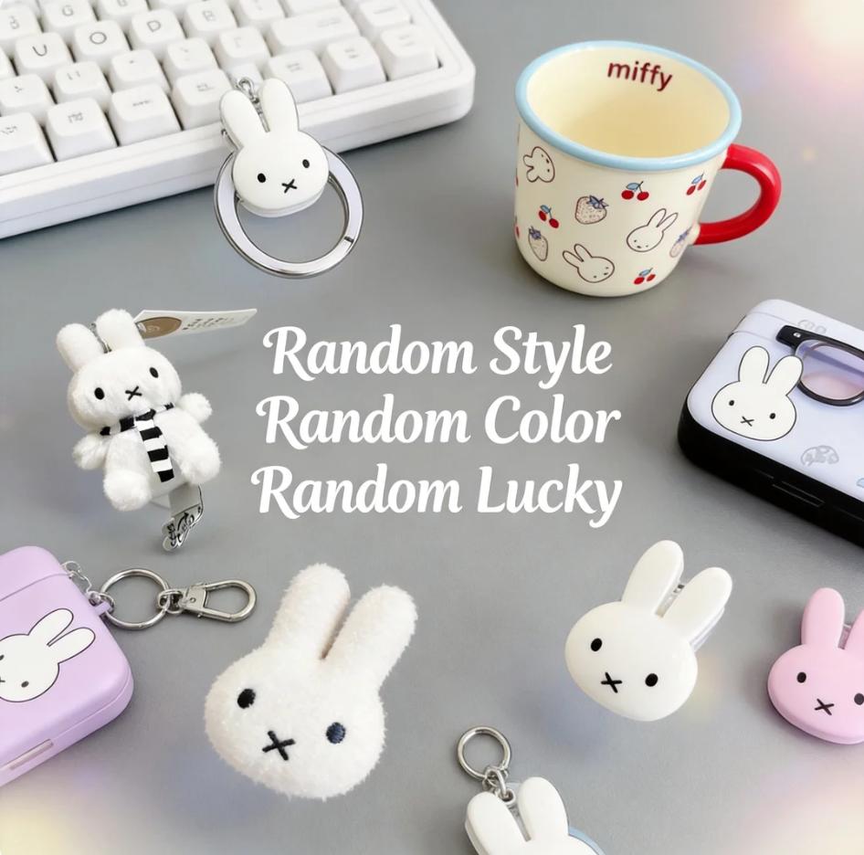 Kawaii Miffy Blind Box Storage Rack Multi Functional Anime Figure Doll Toy Gift Series