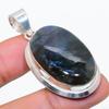 Labradorite Gemstone Handmade 925 Steling Silver Jewelry Pendant 1.97" GK-4612