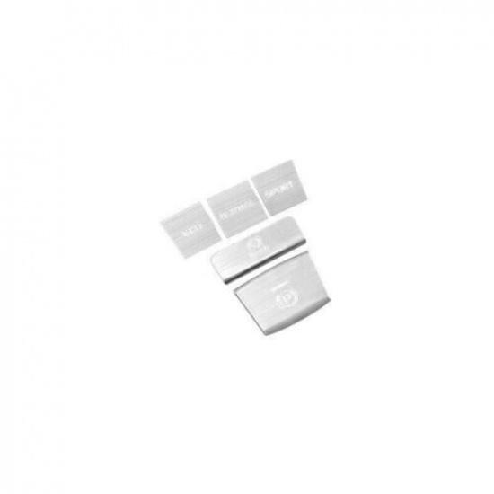 5PC Silver For Toyota Camry Alloy Center Console Button Switch Sticker 2018-