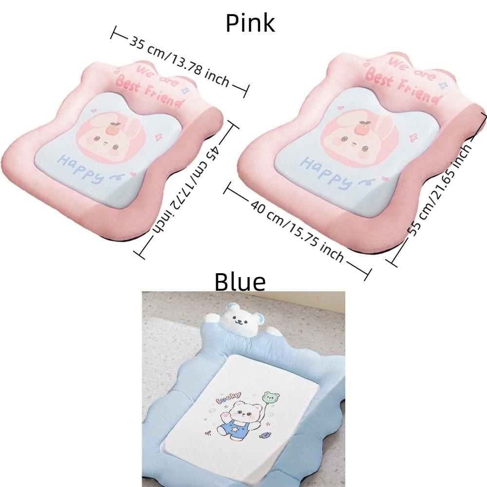 Breathable Dog Sofa Bed Cartoon Pattern Pet Cooling Mat Comfortable Pet Cool Cushion  Summer Season