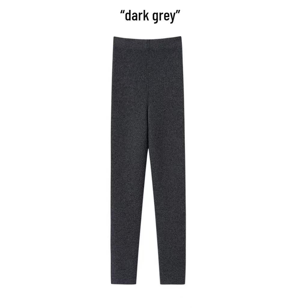Leggings Donna 100% Puro Cashmere - Autunno/Inverno, Senza Cuciture, Caldi, Lavorati a Maglia, Versatili