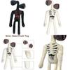 15.7 Inch Siren Head Plush Toy Soft Black And White Horror Stuffed Doll For Kids