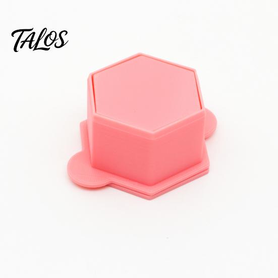 Talos Hexagonal Cake Mold, Durable PLA Biscuit Non-Deformable Easy Clean Baking Tool, for Uniform Flat Cookies And Biscuits