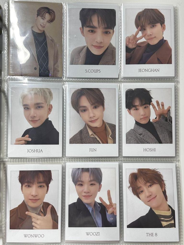 [USED] Seventeen Winter Trading Card 54 Complete Seventeen