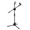 Microphone Holder Portable Mic Stand Microphone Stand Floor Boom Mic Stand Support Boom Gooseneck Mic Clips Tablet Phone Holder