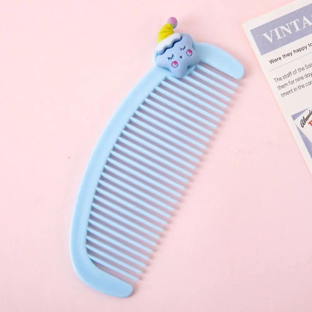Cartoon Mini Crescent Comb Cute Children's Small Comb Student Carrying Plastic Hairdressing Comb Net Red Small Gift