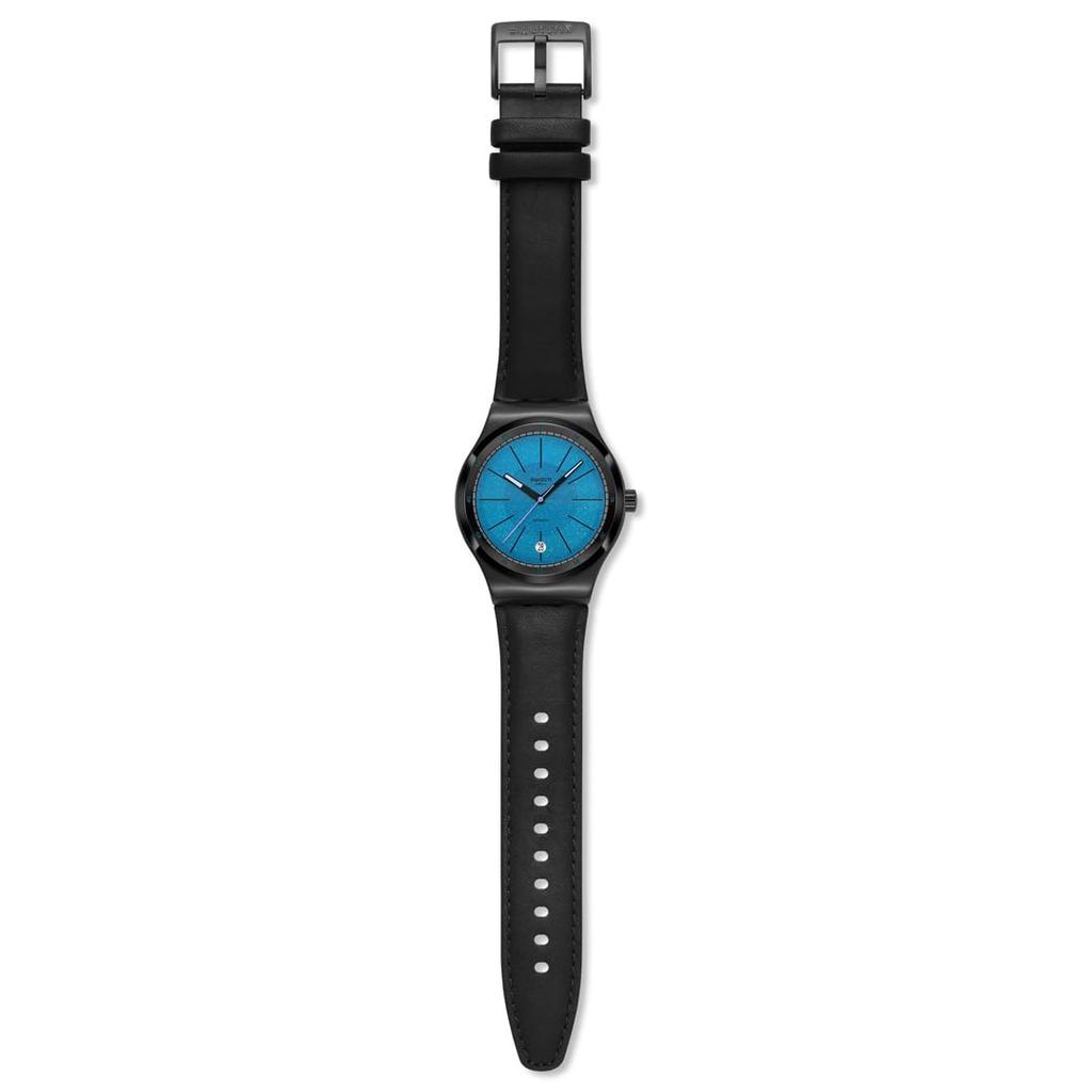 Swatch IRONY SISTEM51 BLACKCLOAK MECHANISM Watch Black YIB408, Unisex,