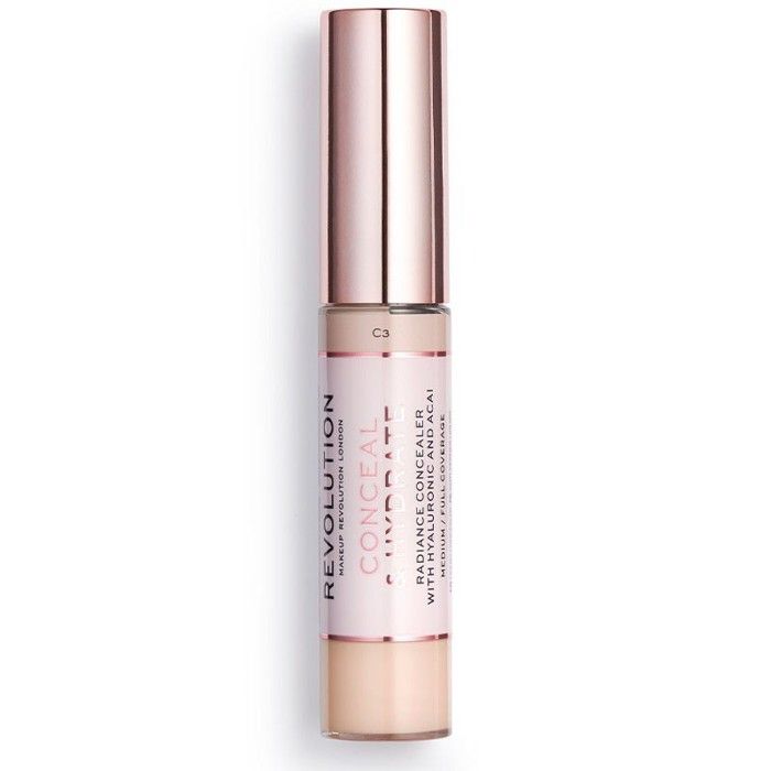 Anticerne - Makeup Revolution - Conceal & Define - C3 - Texture légère - Couverture parfaite