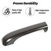 Carbon Fiber Exterior Door Handle Decor Cover Trim For Dodge RAM 1500 2010-2017