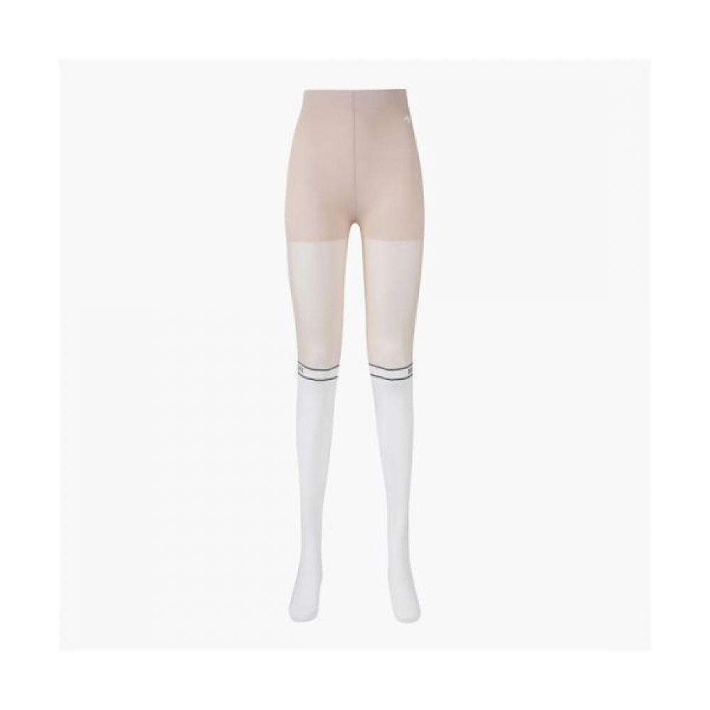 

DeScente Golf женские гольфы S Интегрированные чулки BWTGBrightWhite/FR