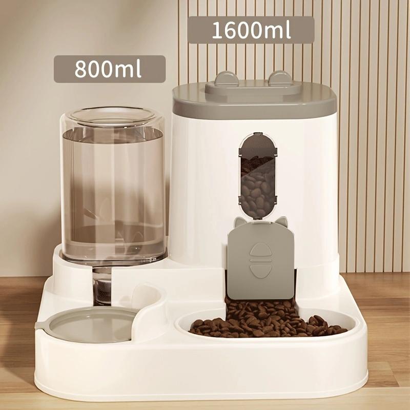 Pet large-capacity feeder integrated automatic water dispenser cat food bowl dog feeding bowl cat bowl dog bowl pet supplies