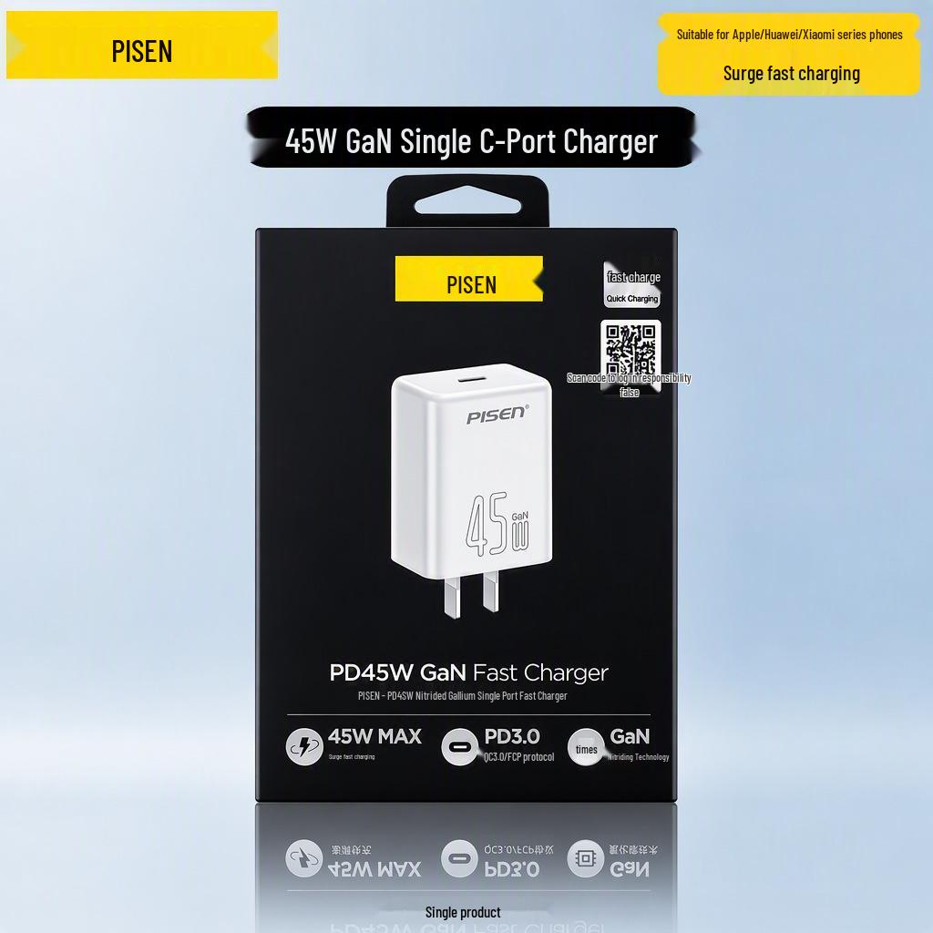 PISEN PD30W Fast Charger for Apple iPhone 14 & iPad