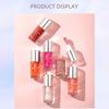 Hydrating Lip Glow Oil, Moisturizing Lip Oil Gloss, Non-Sticky Long Lasting Lip Oil Tinted, Clear Plumping Lip Gloss,2.8g