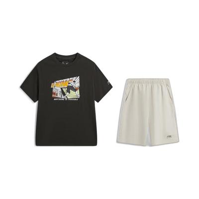 Unisex Short Sleeve & Short Sweatpants Set