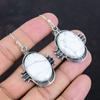 Howlite Earring Handmade Jewelry Genuine Gemstone Earring 925 Sterling Silver Earrings Howlite Jewelry Gifts For Wife Latest Design Pendant