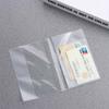 PVC Protective Clear Protector Organizer Sleeve Waterproof Transparent Holder ID Card Protective Case Passport Case