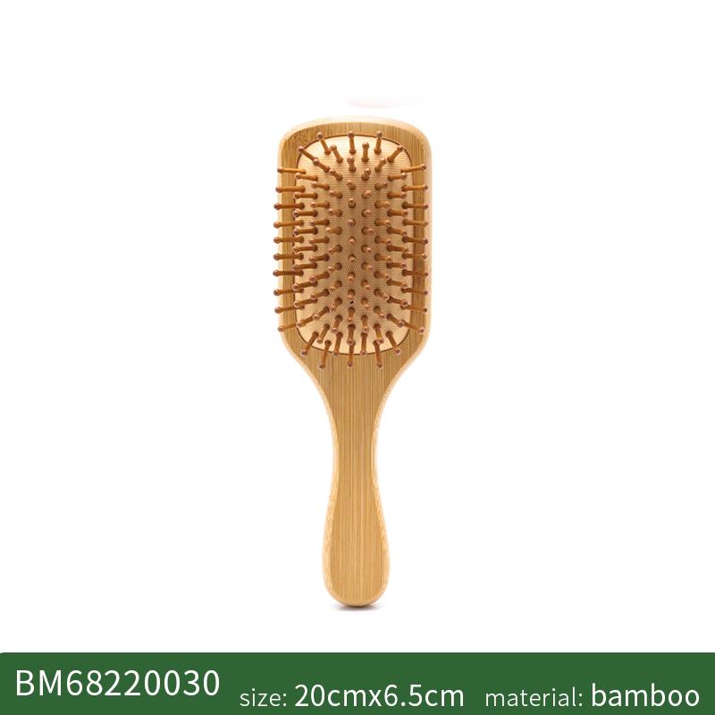 Bamboo Hair Brush Women Styling Hair Comb Hairbrush Wide Teeth Bamboo Combs for Hair Smooth Massage Scalp Brush Barber Comb