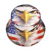 USA Flag Eagle Bucket Hat,Unisex Streetwear Fisherman Cap,Summer Outdoor Beach Travel Panama Hat Vacation Daily Wear,4th of July