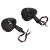 Pair of 12V Motorcycle Turn Signal Indicator Light Bright Universal for Retro Motorbike Waterproof