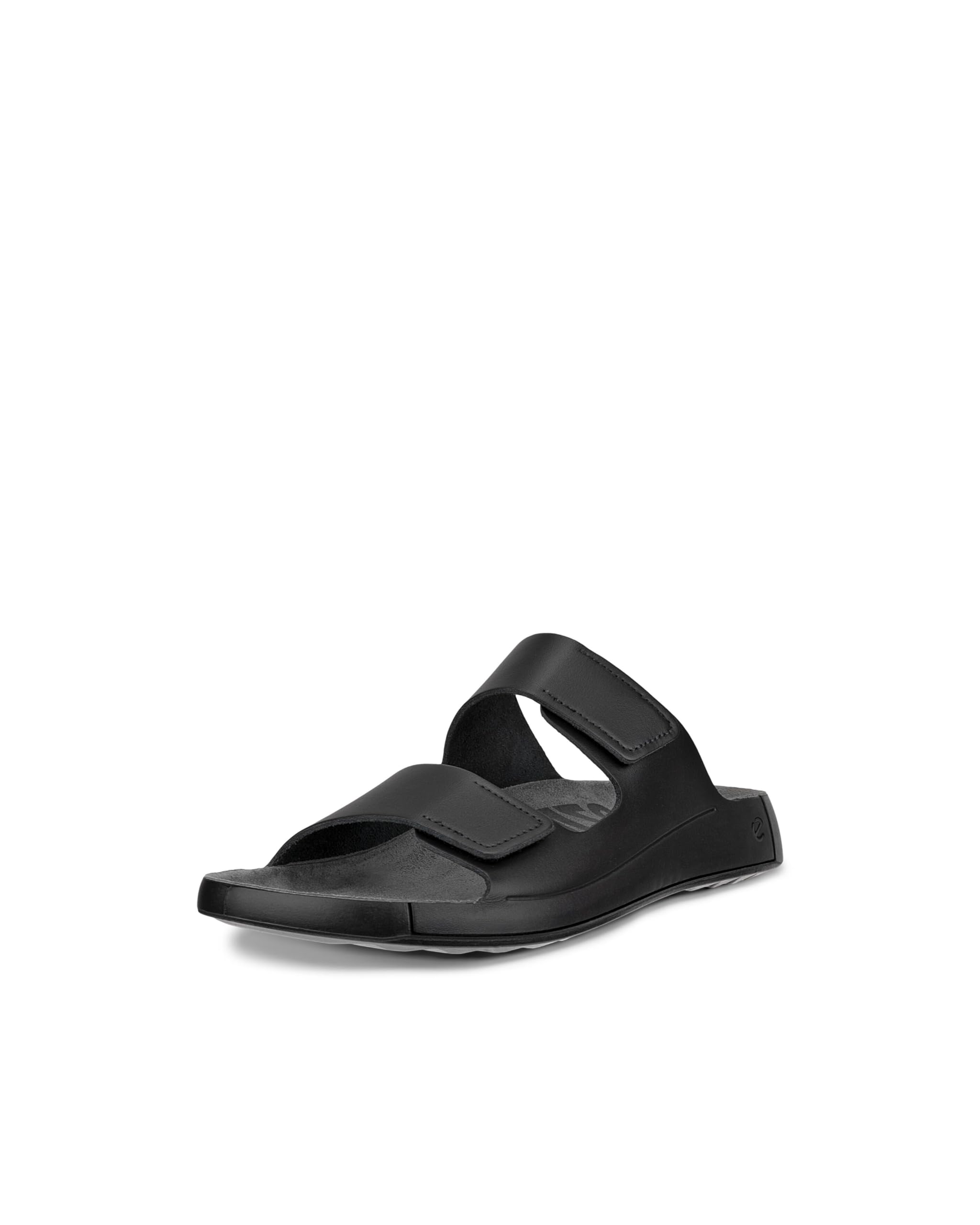 

ECCO Men s Second Cosmo M Slide Leather Sandals, Black, Size 25.5 cm, 3E