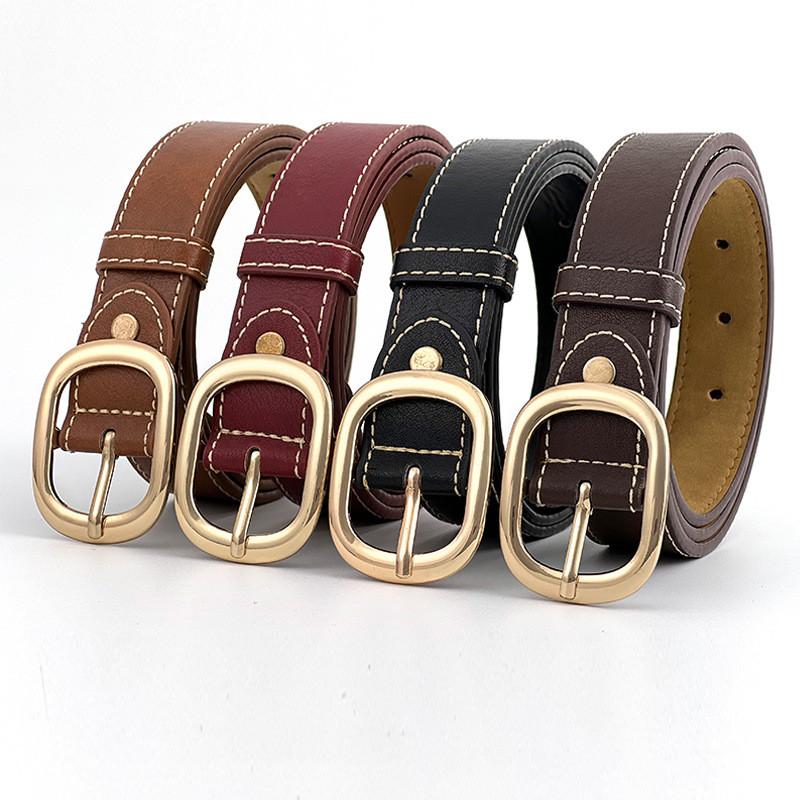 Belt Ladies Simple Jeans Student Fashionable Korean Version Decoration Casual
