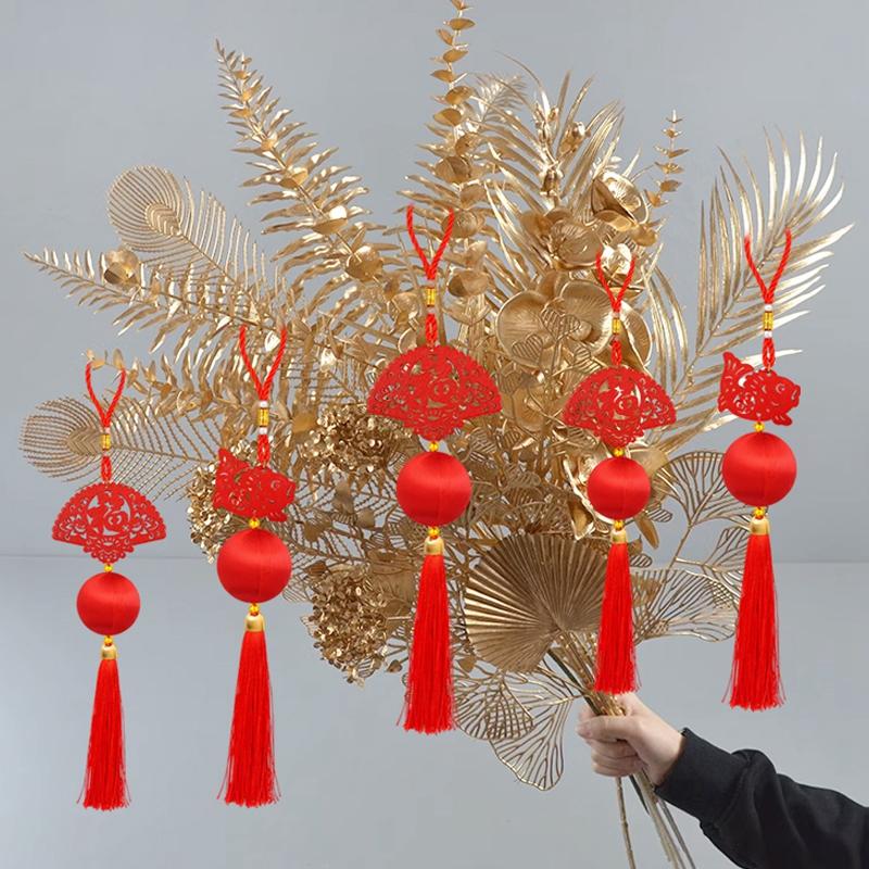 Chinese New Year Pendant Snake Year Decoration Year of The Snake Wall Plant Hanging Pendant Chinese Spring Festival Ornaments