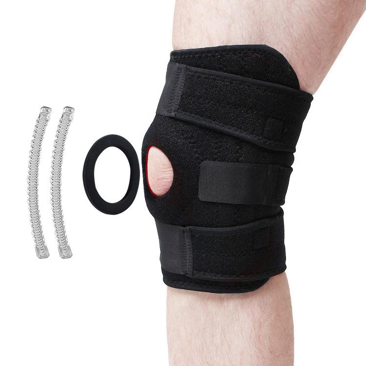 Summer Anti-Slip Knee Pads with Four Springs for Outdoor Sports and Cycling
