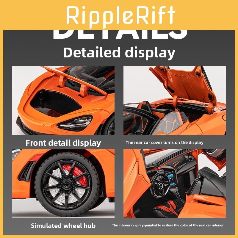 Mclaren 720s 124 Alloy Car Model Toy With Inertia Control For Collector Display