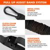 Pull-Up Booster Belt for Indoor Fitness Horizontal Bar Training with Elastic Tension Rope and Auxiliary Support
