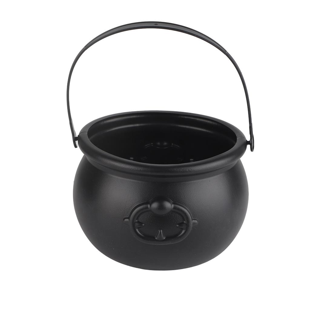 Halloween Cauldron Mist Maker 12 LEDs Horror Style Silver Halloween Mist Maker Decorations for Party