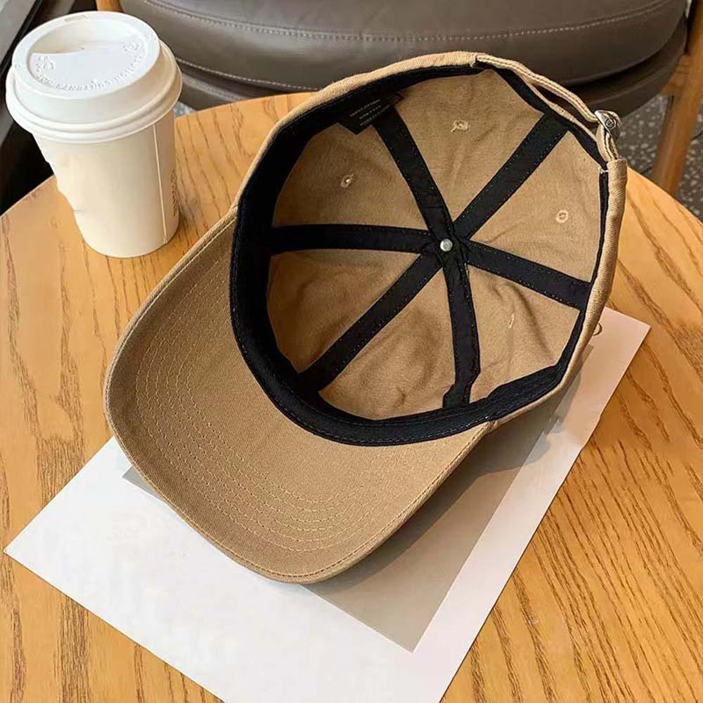 Cotton Men Sunshade Hat Dog Embroidered Peaked Cap Trendy Women Baseball Hat  Versatile