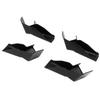 4pcs RV Gutter Spouts Direct Rain Water Away From RV Gutter Extender for Most Motorhomes Black