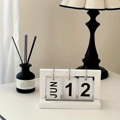 1 Stück, Minimalistischer Kreativer Kalender, ein Einfacher Desktop-Kalender zur Heimdekoration, Dekorationsartikel für die Heimdekoration, Innendekoration für das Wohnzimmer