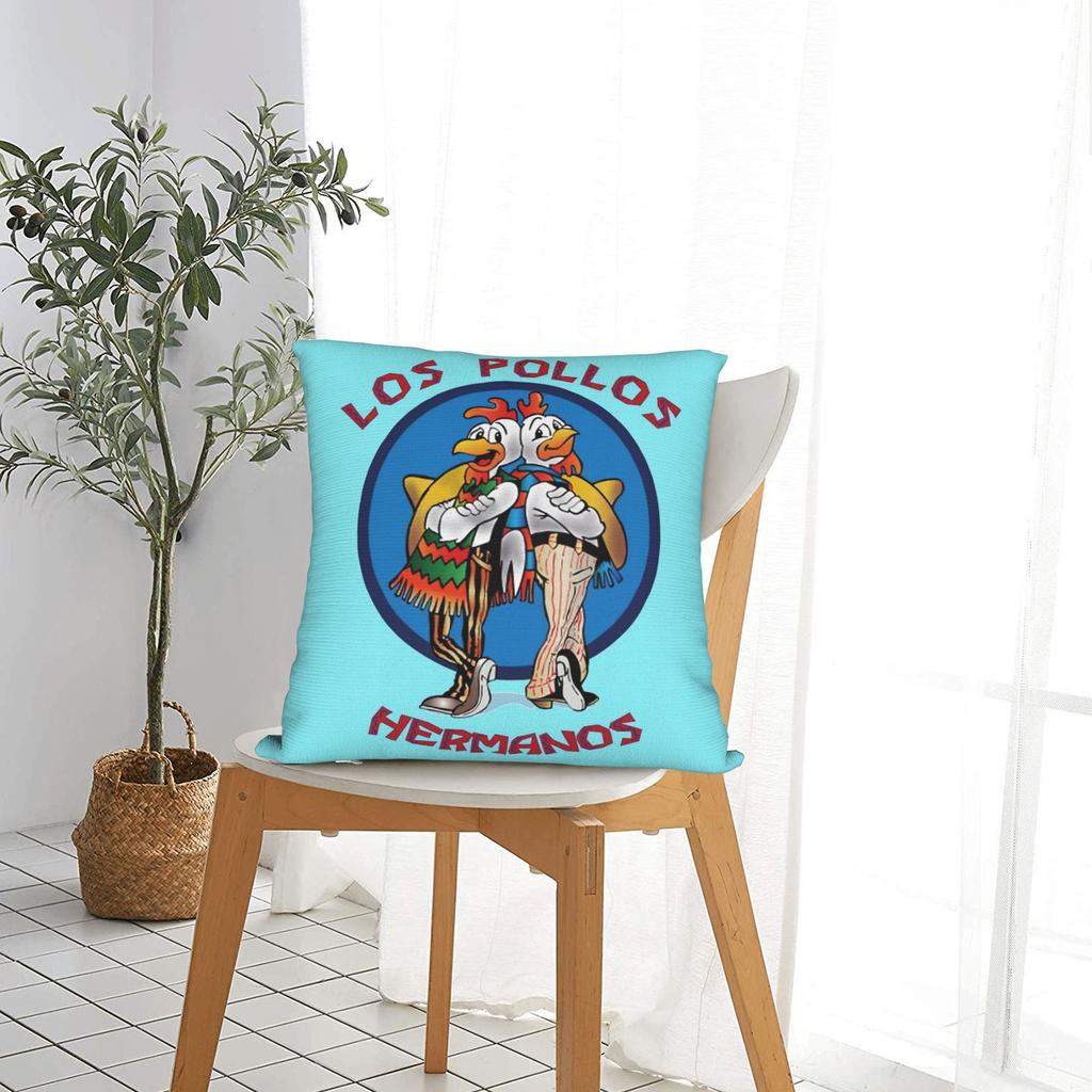 Los Pollos Hermanos Pillow Cover Fashion Pillow Case For Couch Sofa Bedroom Print Pillowcases Gift