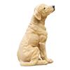 Simulation Sturdy Dog Statue Resin Dog Figurine for Outdoor Decor Home Car Ornament