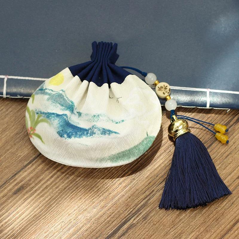 Dragon Boat Festival Sachet Perfume Bag Bag Small Pendant Blessing Pouch Accessories Carry Creative Archaistic Tassel Silk Bag Cloth Bag