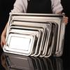 304 Stainless Steel Thickened Rectangular Serving Tray