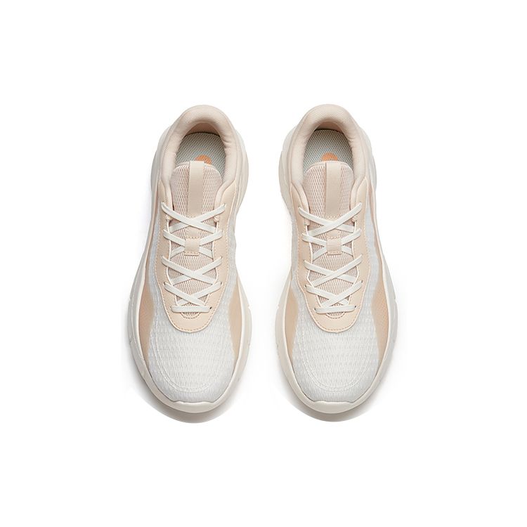 Anta Comfortable Training Shoes Women Sneakers White Orange 122237701-2