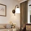 Milky White Glass Wall Sconce Light 110-220V Wall Mounted Lamp Wall Light Fixture  Living Room