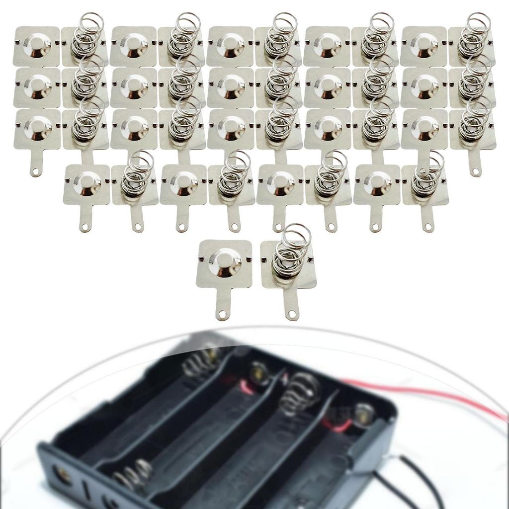 20 Pair AA Battery Springs Replacement Battery Conversion for Battery Case