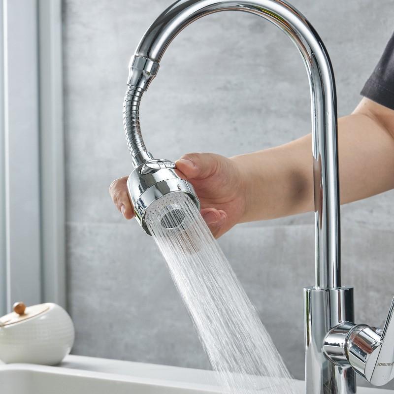 Bateria zlewozmywakowa bryzgoszczelny przegub uniwersalny, uniwersalne przedłużenie, trójpozycyjny kuchenny wzmacniacz, dysza, zewnętrzna głowica prysznicowa