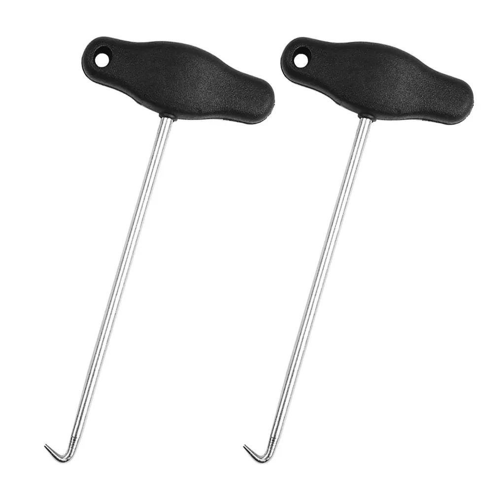 2Pcs Car Pull-out Hooks T-Handle Speedometer Removal Pulling Instrument Extractor Accessories Disassembly Tool For Mercedes-Benz