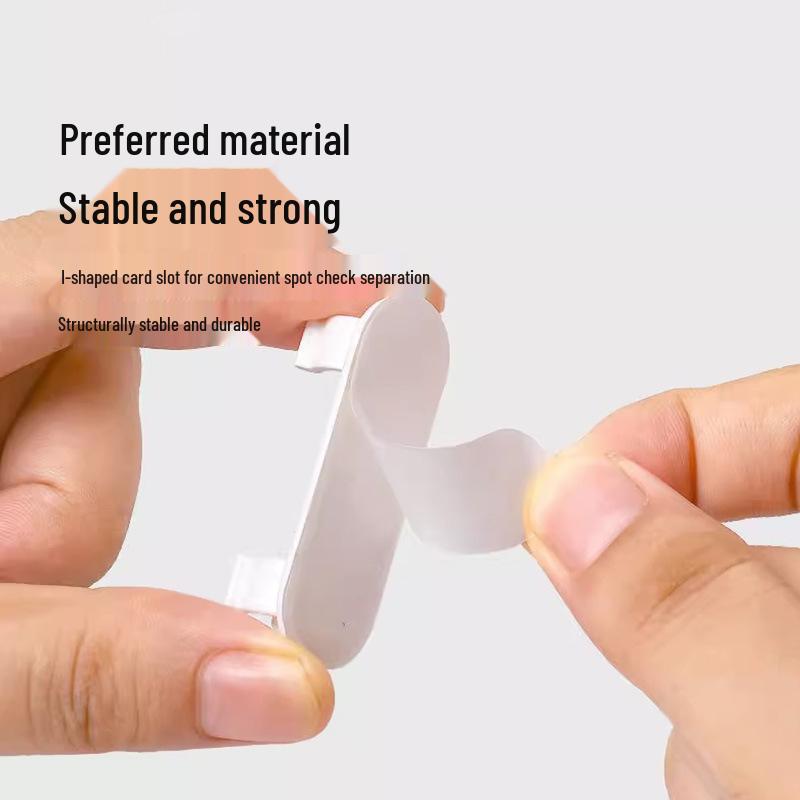Cable Organizer Clip: Nail-Free Wall-Mount Wire Holder for Data and Network Cable Management