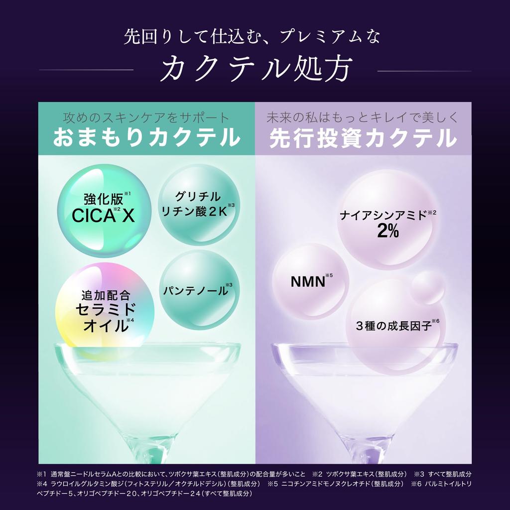 Fractional CC Needle Serum AX4, Made In Japan, Pore Reducing, Retinol, Exosomes, PDRN, Needle Shot, 30mL