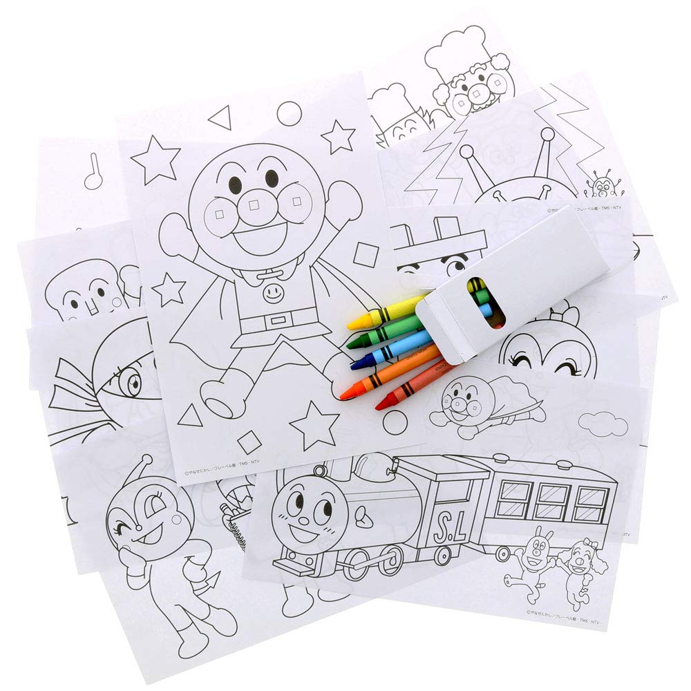 Sunstar Stationery Drawing Bag Set Anpanman Go!