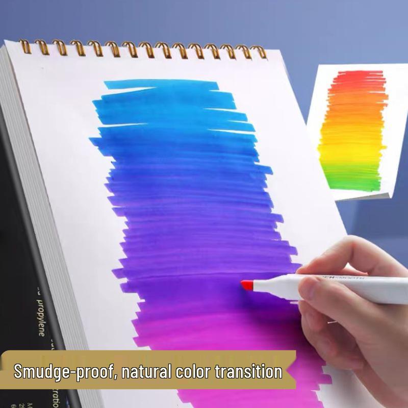 A4 Marker Sketchbook for Anime Art - Professional Hand-Drawn Blank Notebook